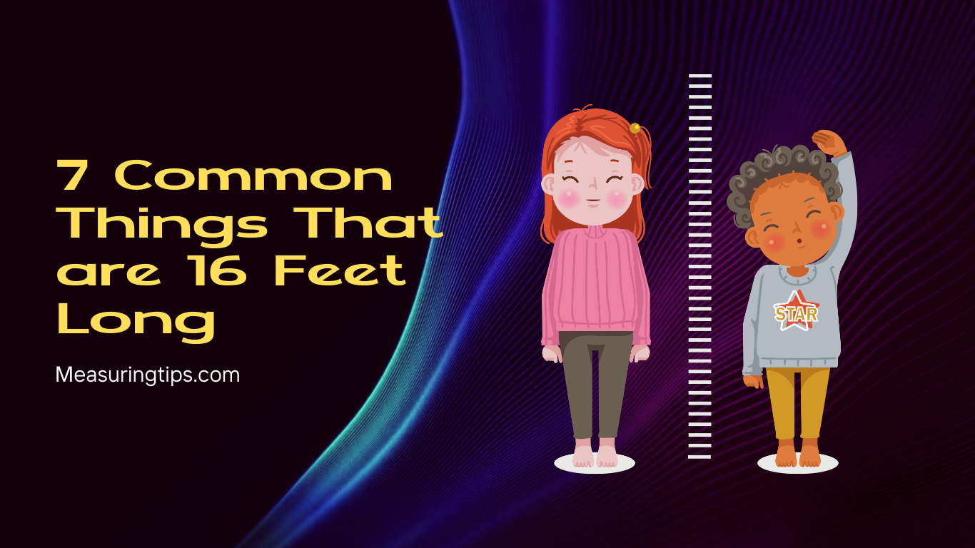 7 Common Things That are 16 Feet Long