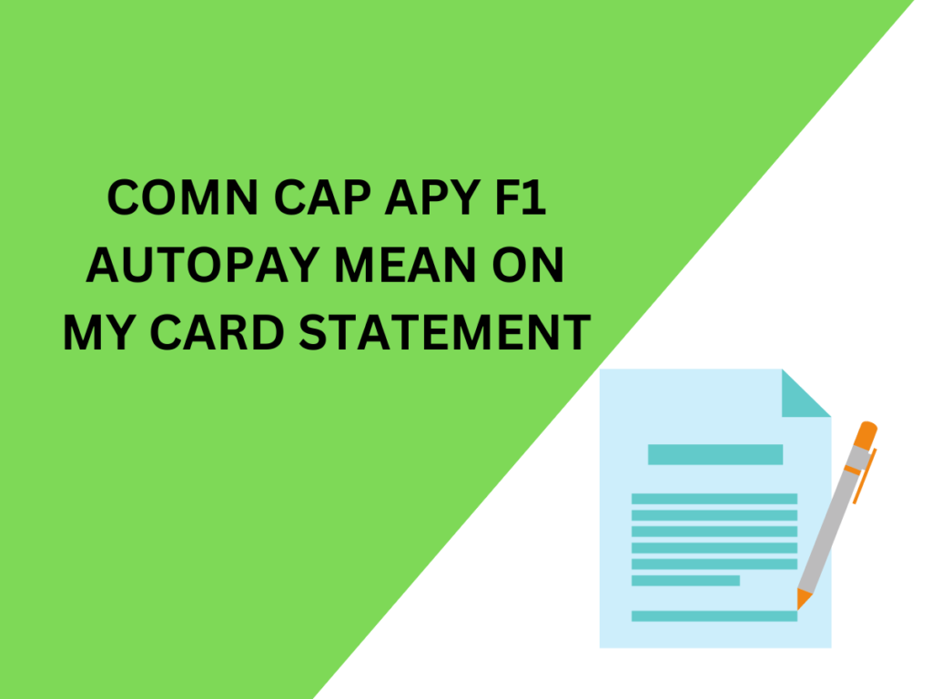 comm cap apy autopay